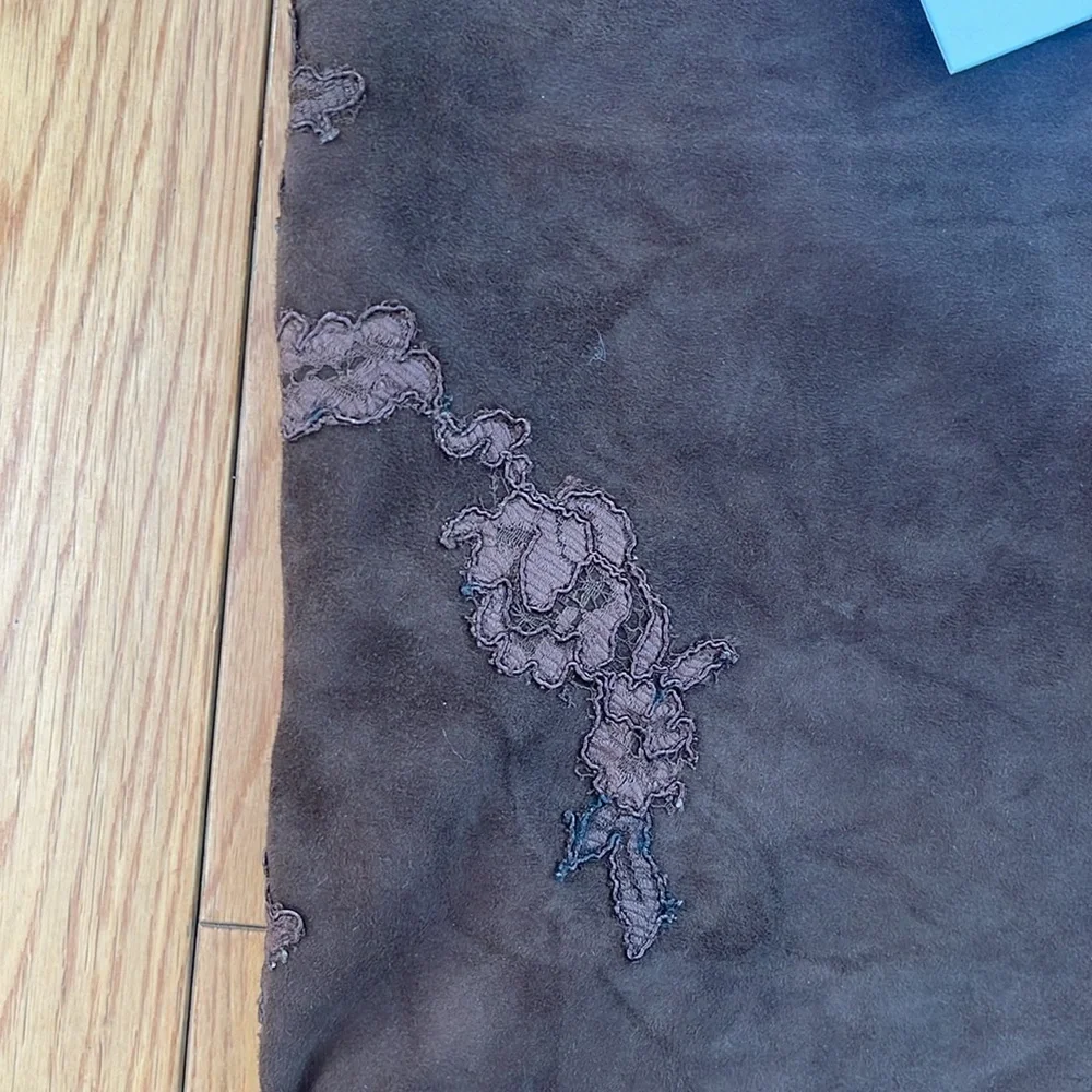 Yavari Suede Skirt by Nigel Preston - Picture 8 of 11